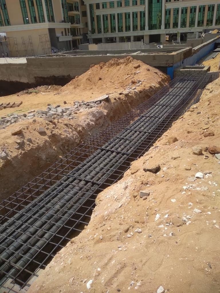Cable trench